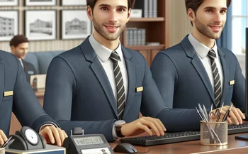 Front desk hotel manager